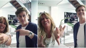 Flor Peña y Mike Amigorena, tentados en el backstage de fotos de su nueva ficción Flor Peña y Mike Amigorena, tentados en el backstage de fotos de su nueva ficción