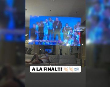 ¡A la final! El festejo de Messi en su living por la victoria del futsal
