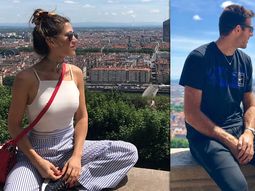 Jimena Barón y Del Potro, juntos en Francia Jimena Barón y Del Potro, juntos en Francia