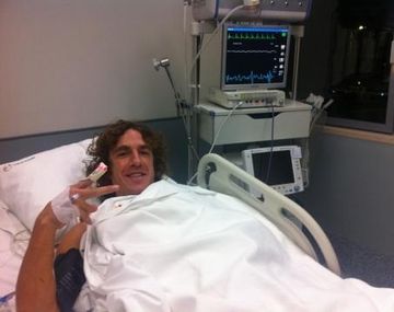 Carles Puyol y su optimismo tras la grave lesión