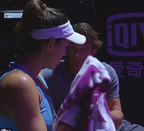 A Muguruza no le salió nada