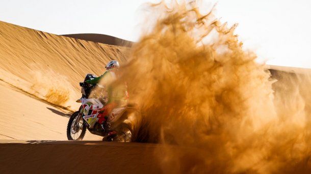 Pierre Cherpin durante el Dakar 2021