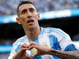 El gol de Ángel Di María en el amistoso contra Ecuador.