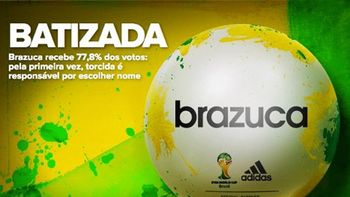 brazuca sera el nombre de la pelota del mundial brasil 2014