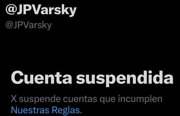 Qué pasó con la cuenta de Juan Pablo Varsky en la red social X ex Twitter