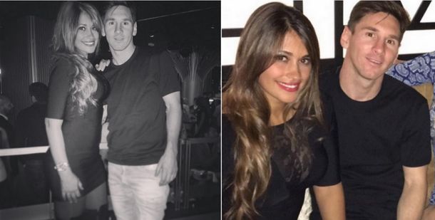 El look de la mujer de Messi, a dos meses de ser mamá: diosa con mini vestido y botas altas