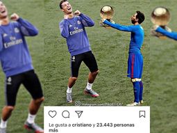tras un nuevo titulo, cristiano ronaldo se rie de lionel messi en instagram tras un nuevo titulo, cristiano ronaldo se rie de lionel messi en instagram