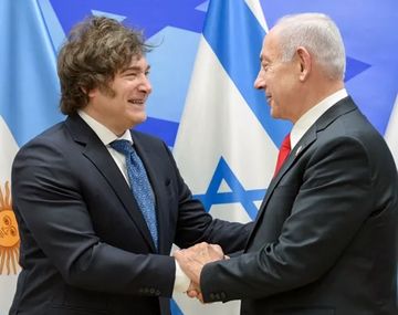 Javier Milei y Benjamin Netanyahu: aliados.