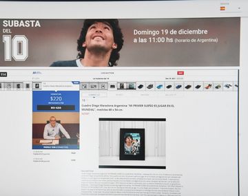 Todos los objetos que se vendieron en la subasta de Diego Maradona