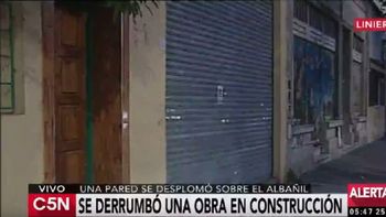 Derrumbe en Liniers Derrumbe en Liniers
