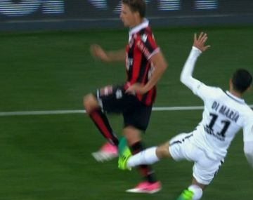 El argentino, lleno de impotencia, perdió el control