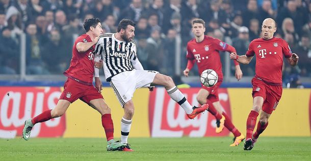 Juventus se recuperó y le empató al Bayern en Turín