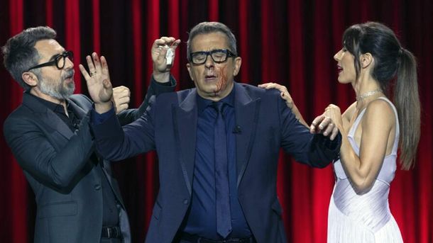 Andreu Buenafuente en la apertura del Festival de San Sebastián. Andreu Buenafuente en la apertura del Festival de San Sebastián.