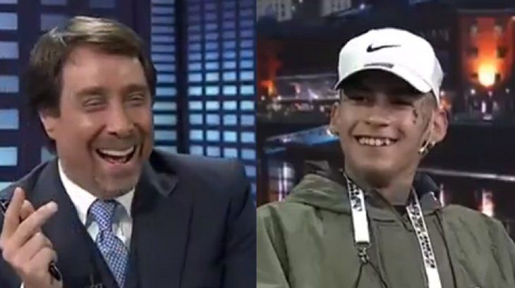 L-Gante desató las carcajadas de Eduardo Feinmann cuando le explicó qué es estar careta