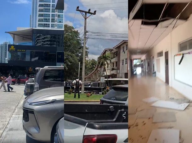 Videos: las imágenes del pánico en Panamá por el sismo con destrozos y evacuaciones