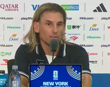 Conferencia de prensa de Sebastián Beccacece.