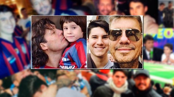 La foto para la nostalgia que publicó Marcelo Tinelli junto a su hijo Francisco