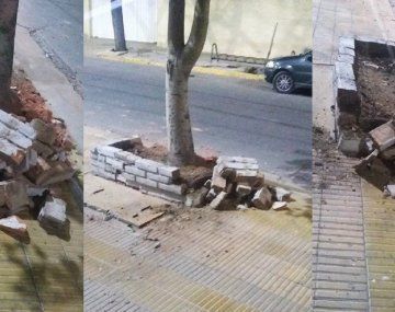 Conductor ebrio perdió el control de su auto y chocó frente a la Central de Policía
