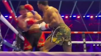 Boxeo: el domeledor nocaut de Anthony Joshua a Kristian Prenga