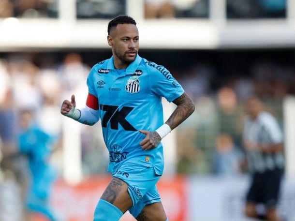 Neymar fue expulsado por hacer un gol con la mano: Santos se hunde en el descenso