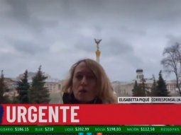 Este pelotu...: así cerró el aire la enviada del canal de La Nación a Ucrania