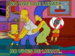 con afiches, todos se rien del papelon de river con afiches, todos se rien del papelon de river