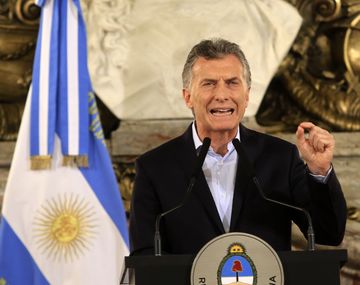 Mauricio Macri en Casa de Gobierno