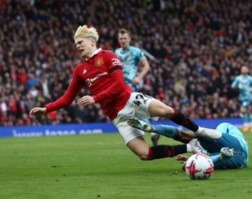 Qué dijo el DT del Manchester United sobre la lesión de Garnacho