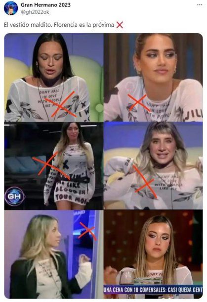 El vestido maldito de Gran Hermano El vestido maldito de Gran Hermano