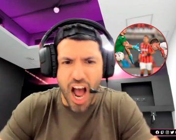 Así el Kun Agüero gritó el primer gol de Julián Álvarez a Patronato