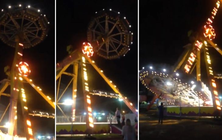 Pánico en un parque de diversiones de Tucumán por la falla en un juego