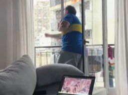 Un hincha de Boca se desmayó gritando un gol y se volvió viral