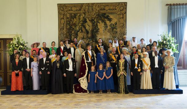 Boudou y Rojkés, presentes en la foto oficial de la coronación