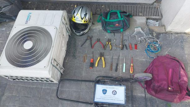 Recoleta: se robaron un aire acondicionado y los detuvieron