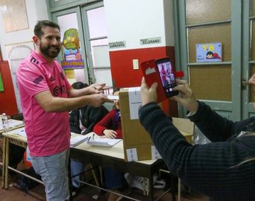 El Messi marplatense votó y se volvió viral