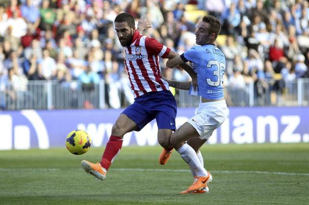 El Atlético Madrid venció al Málaga y es el único puntero