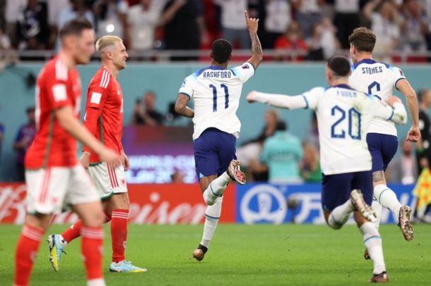 Clásico británico: Inglaterra goleó a Gales y clasificó a octavos