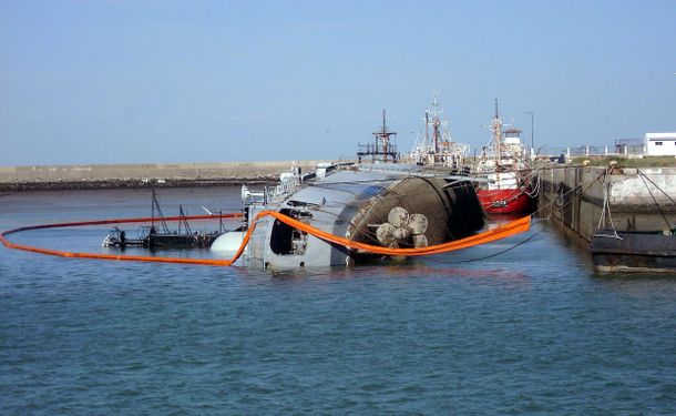 Advierten que el hundimiento del buque que pudo haber sido un sabotaje