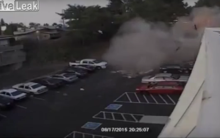 VIDEO: Terrible explosión en un hotel de Washington por fuga de gas