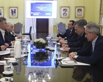 Una de las últimas reuniones de Gabinete de Mauricio Macri