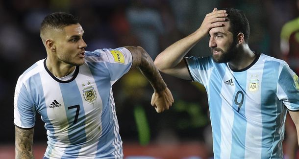 Icardi o Higuaín. ¿Con quién juega mejor Dybala?