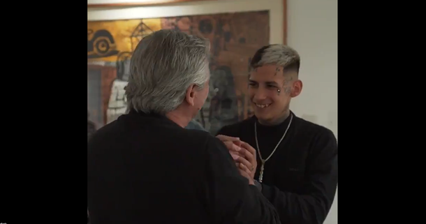 Alberto Fernández con L-Gante: el video de lo que hablaron
