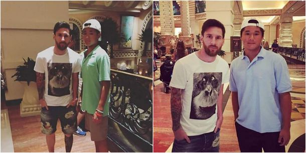 Las primeras fotos de Lionel Messi en Bahamas