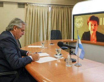 Alberto habló de la negociación con el FMI y del rechazo al Presupuesto: qué dijo