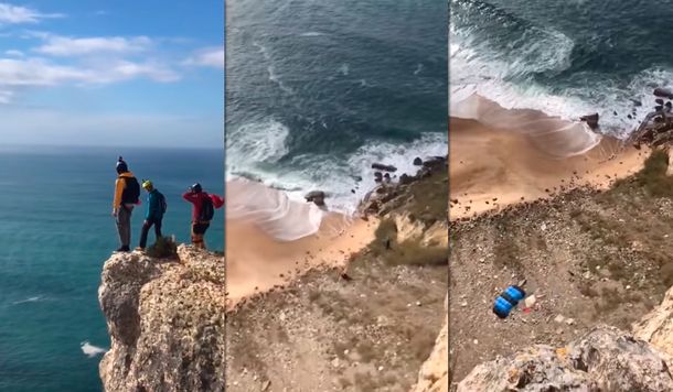 Se lanzó al vacío desde 100 metros, le falló el paracaídas y murió