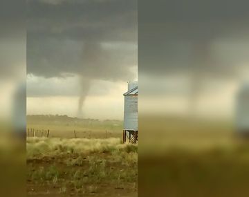 Un tornado sorprendió a todos a pocos kilómetros de Bahía Blanca