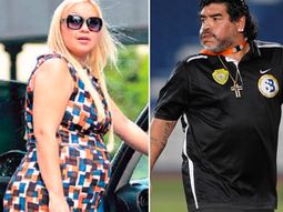 Maradona: La voy a matar, no tiene que hablar en tevé