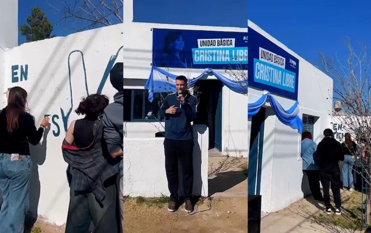 El mensaje de Cristina Kirchner a militantes que inauguraron una unidad básica en Bahía Blanca