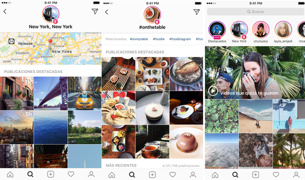 Instagram anuncia Stories por hashtag y localización