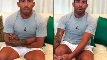 El adiós de Tevez a los hinchas de Boca El adiós de Tevez a los hinchas de Boca